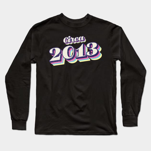 2013 Birthday Long Sleeve T-Shirt by Vin Zzep